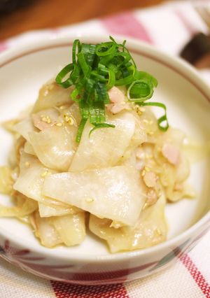 日式大頭菜涼拌鮪魚 的食譜成品照片