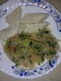 Ugali cabbage and spinach
