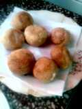 Bombas de polenta con queso.. Muy fácil