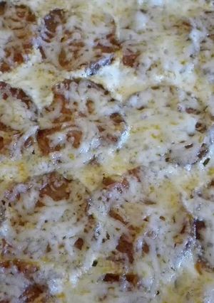 Diabetikus házi szalámis pizza recept fotója