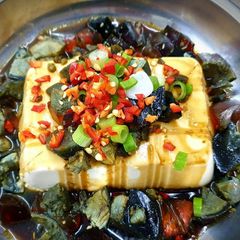 A picture of Century Eggs Tofu.