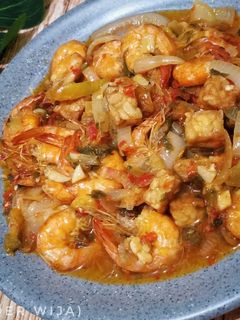 Foto resep Udang Tempe Pedas Manis