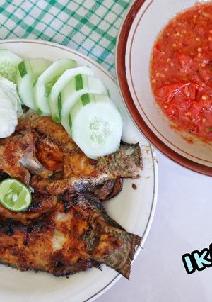 Foto resep Ikan bakar (ikan nila)