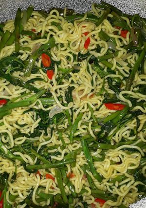 Foto resep Tumis kangkung mie kriting