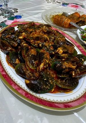 Foto resep Kerang Hijau Saos Padang