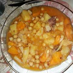 Una foto de Garbanzos con chorizo