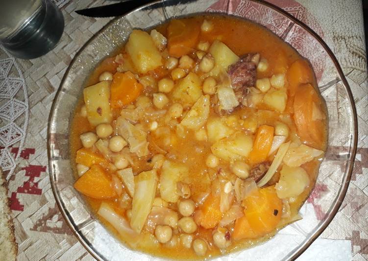 Garbanzos con chorizo
