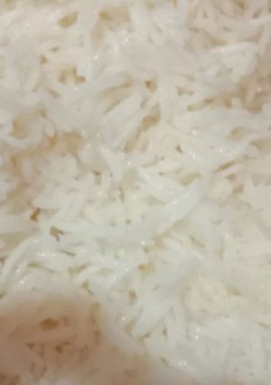 A picture of White Rice.