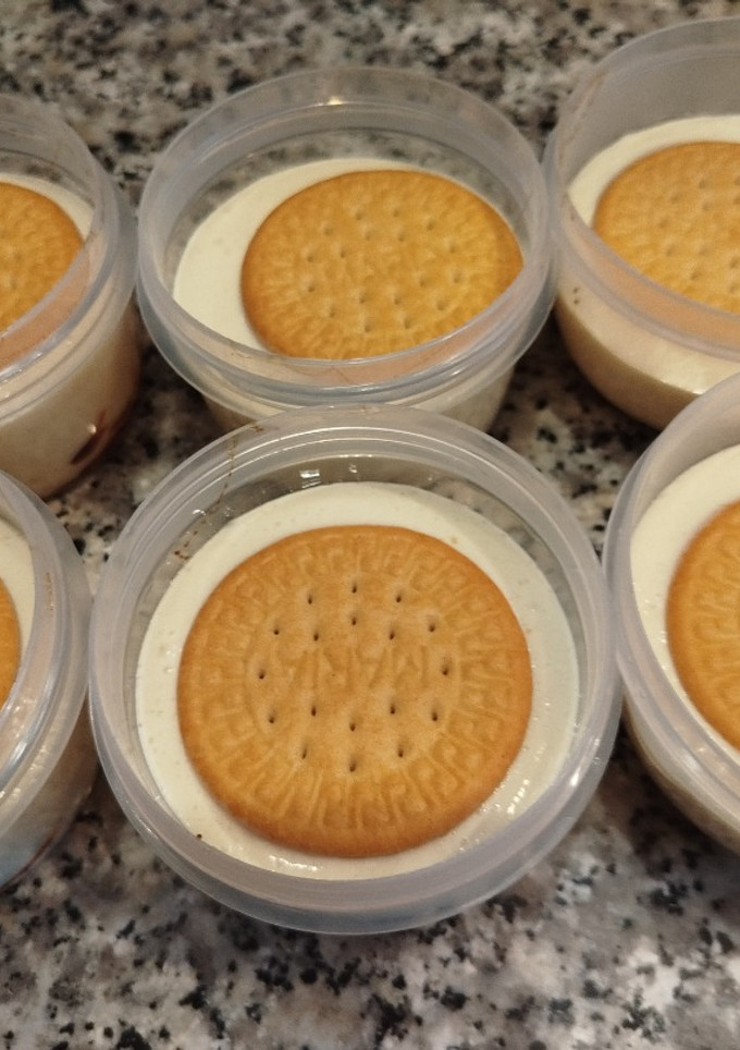 Una foto de Tarta de queso individual o entera sabor limón sin horno ni hervir