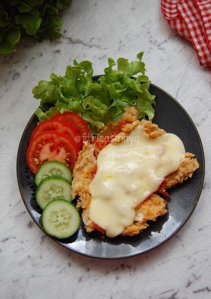 Foto resep Ayam Geprek Keju Mozzarella