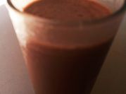 A picture of cocoa powder milkshake