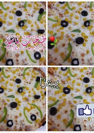 صورة لوصفة بيتزا