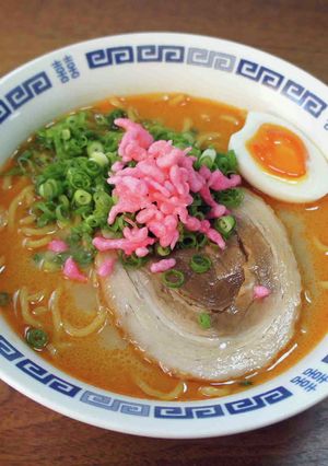 A picture of Sapporo-Style Shrimp Ramen.
