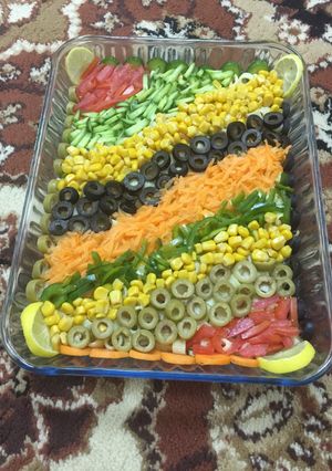 صورة لوصفة سلطة المكرونة البارده