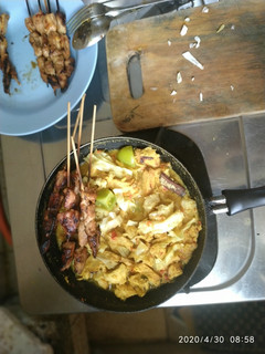 Foto resep Tongseng & sate ayam - less gula/garam/minyak & tanpa santan