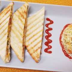 Vegetable Cheese Grilled Sandwich A picture of Vegetable Cheese Grilled Sandwich.