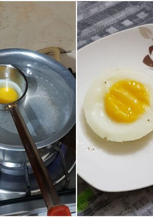A picture of Ladle egg, better than poached egg!.