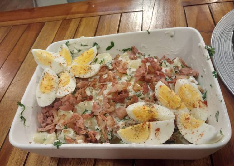 How to Prepare Super Quick Homemade Bacon potato salad