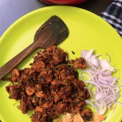 A picture of Prawns Flavorsome in not so restaurant style.