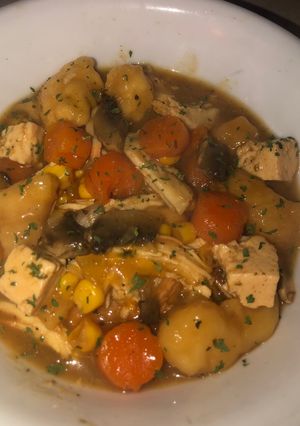 A picture of Loaded chicken and dumplings EASY.
