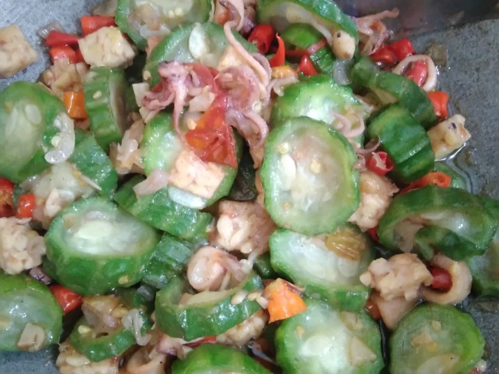 Cara Gampang Membuat Resep  Oseng oyong cumi tempe yang Enak Banget, Menggugah Selera