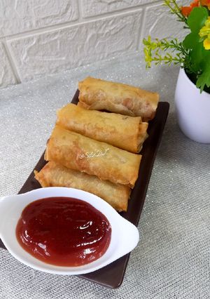 Foto resep Lumpia Isi Mie, Sosis dan Wortel