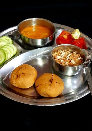 A picture of Rajasthani Thali.
