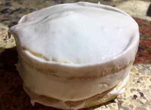 Una foto de Alfajores de nieve