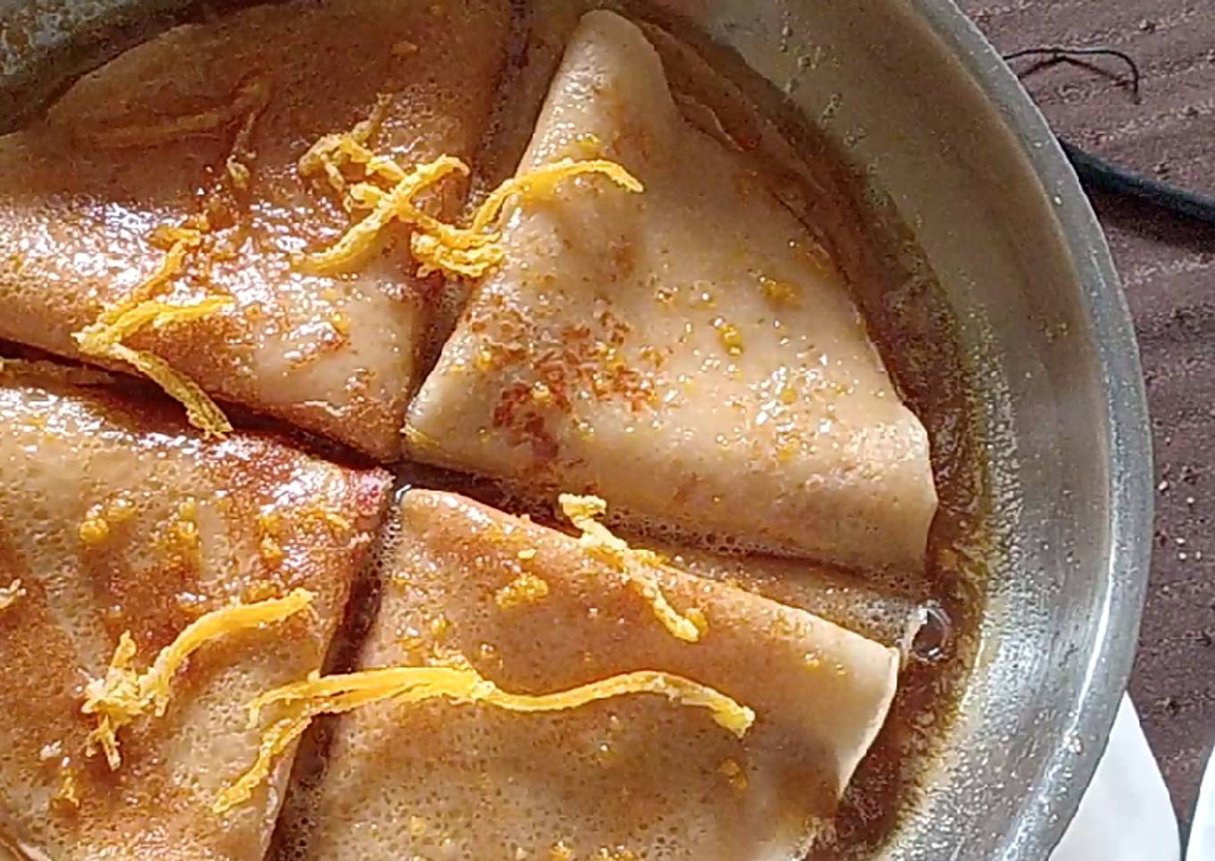 Simple Crepes Suzette
