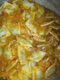 Ravioles con salsa de zapallo y atún riquísimos!