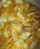 Ravioles con salsa de zapallo y atún riquísimos!
