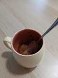 Mug cake de vainilla y cacao