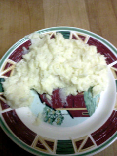 A picture of Mashed potatos.