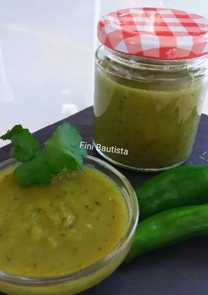 Una foto de Salsa verde para enchilada (tomatillos)