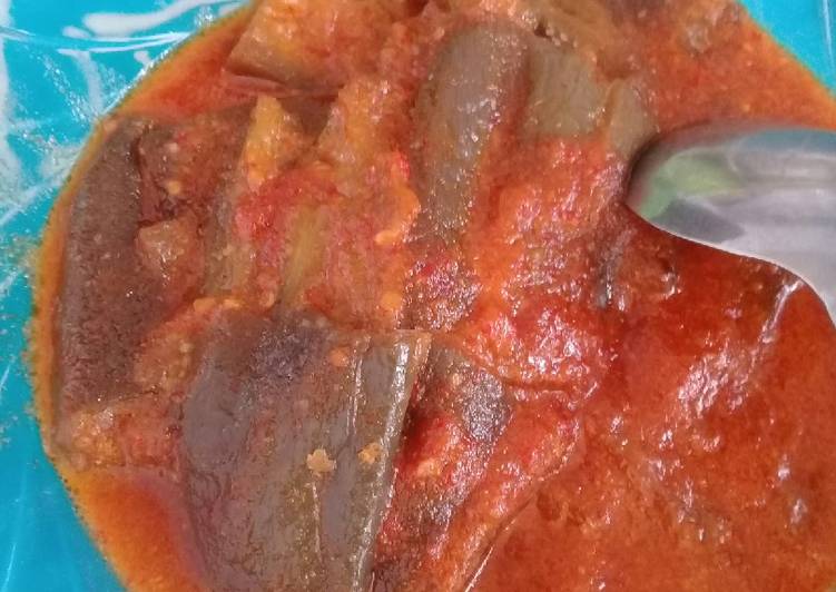 Terong pedas santan simpel