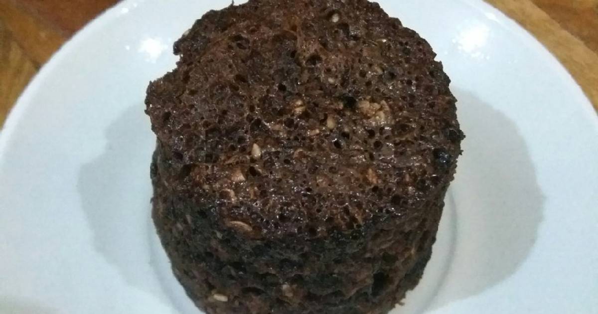 Tortitas de avena, chocolate, germen de trigo en microondas Receta de