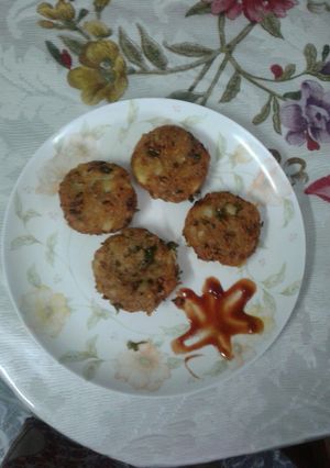 A picture of Poha cutlets.