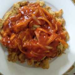 รูปของ Ayam crispy saus asam manis