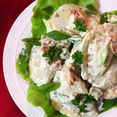 A picture of Potato Perogy Salad.