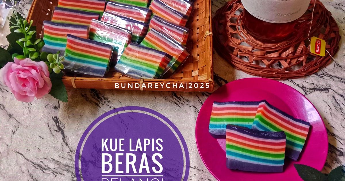 827. 🧇Kue Lapis Beras Pelangi