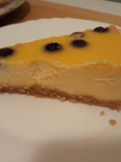 Áfonyás sajttorta recept fotója