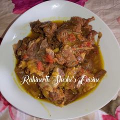 A picture of Beef pepper soup.