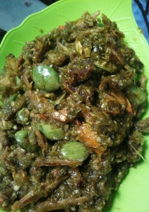 Foto resep Sambel ijo pete,teri pedasss