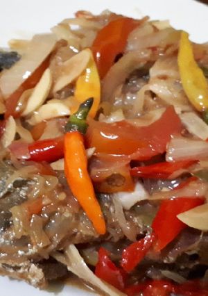 Foto resep Tengiri masak lombok