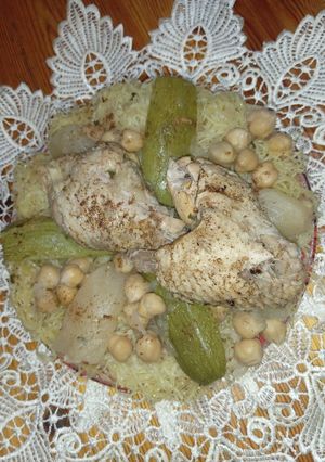 صورة لوصفة رشتة بالدجاج