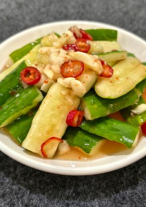 泰式涼拌黃瓜(簡單料理) 的食譜成品照片