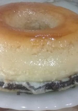 Una foto de Chocoflan