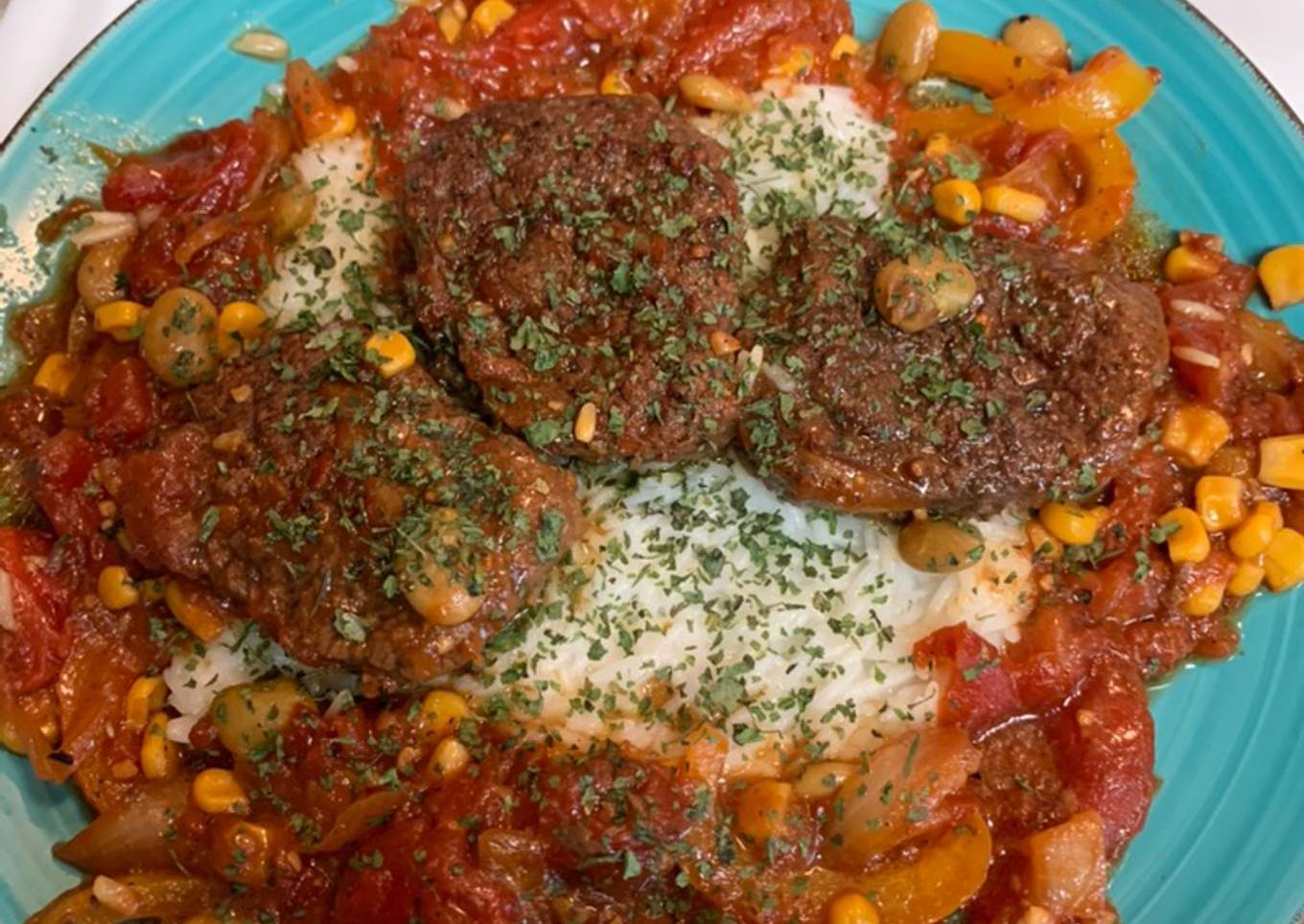 Bob's deer with rice and sucatasha