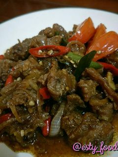 Foto resep "Tetelan" Daging Sapi Lada Hitam