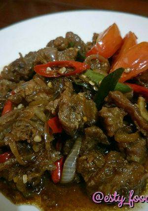 Foto resep "Tetelan" Daging Sapi Lada Hitam